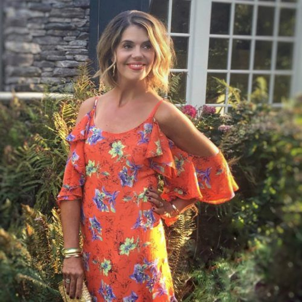 Monteau Floral Print boho Dress Size S